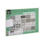 Színezhető képeslapok, Zöld CraftArt