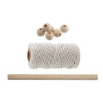 CraftID Makramé készítő kreatív készlet, Falidísz CraftArt