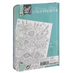 Színezőfüzet gumiszalaggal 50 lapos, zöld CraftArt