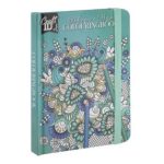 CraftID Színezőfüzet gumiszalaggal 50 lapos, zöld CraftArt