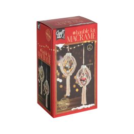   CraftID Makramé karácsonyfadísz készítő kreatív készlet CraftArt