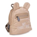 Childhome "My First Bag" Gyermek Hátizsák - Pufi - Bézs-Kifutó termék!