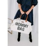 Childhome "Mommy Bag" Táska - Plüss - Fehér