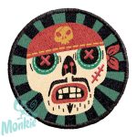 Tolltartó két rekesszel - Koponya - Skull pencil case