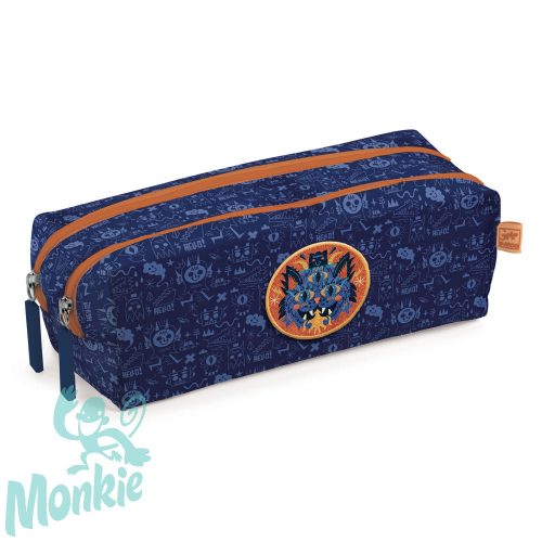 Tolltartó két rekesszel - Szörny - Monster pencil case