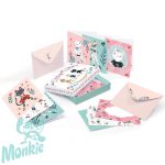 Képeslap készlet borítékkal - Lucille writing set