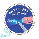 Titkos napló varázstollal - Owen secret notebook - Magic felt pen