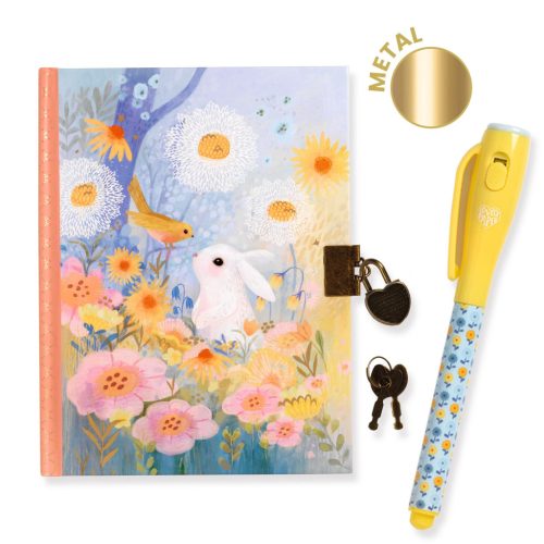 Djeco - Lovely Paper Titkos napló varázstollal - Kendra - Diary Kendra - Magic pen