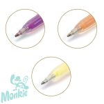 Zselés toll készlet - 6 pasztell színben - 6 pastel gel pens