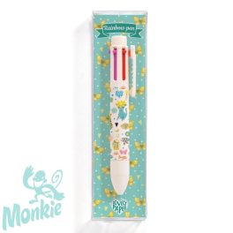Hatszínű golyóstoll - Elodie rainbow pen (6 colors)