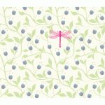 Dekortapéta - Szitakötő - Blue flowers