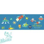 Szélmobil függődísz - Rakéta - Rocket