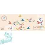 Szélmobil függődísz - Sokszínű Madarak - Mobile Katsumi-Multicolored birds