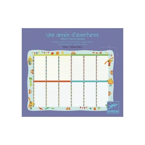 Falinaptár - Öröknaptár fiúknak - Perpetual calender boy