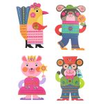 Kollázs műhely - Csillogó képek strasszláncokkal - Sparkles