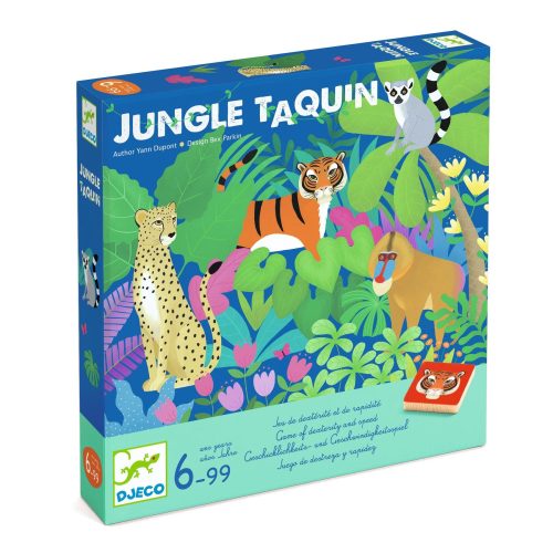 DJECO - JÁTÉKOK Társasjáték - Csibészke - Jungle Taquin