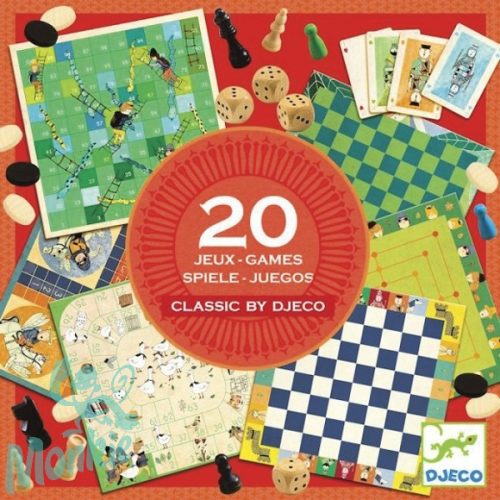 Társasjáték klasszikus - Classic box - 20 játék