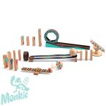 Építőjáték - Sokasodó gördülő, 28 db-os - Zig & Go - Roll