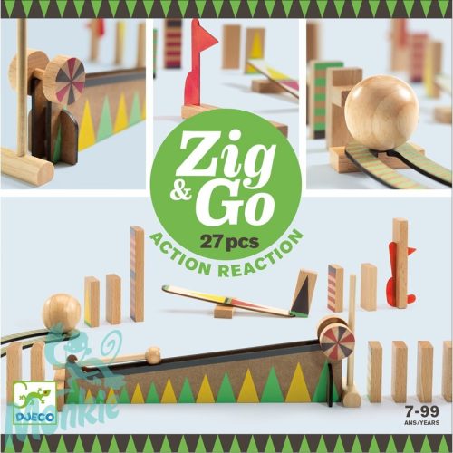 Építőjáték - Sokasodó 27 db - Zig & Go 