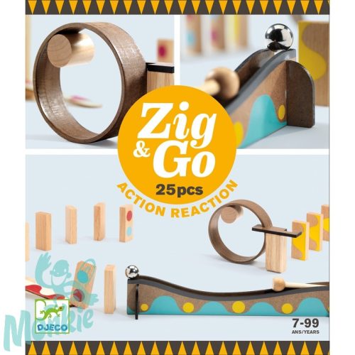 Építőjáték - Sokasodó 25 db - Zig & Go