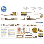 Építőjáték - Sokasodó autózó, 45 db-os - Zig & Go - Wroom