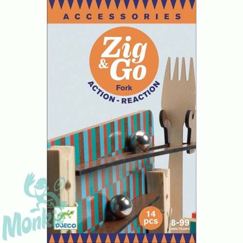 Építőjáték - Villa - Fork -  Zig & Go