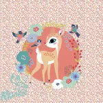 Zenélő ékszerdoboz - Szende őz - Wood fawn