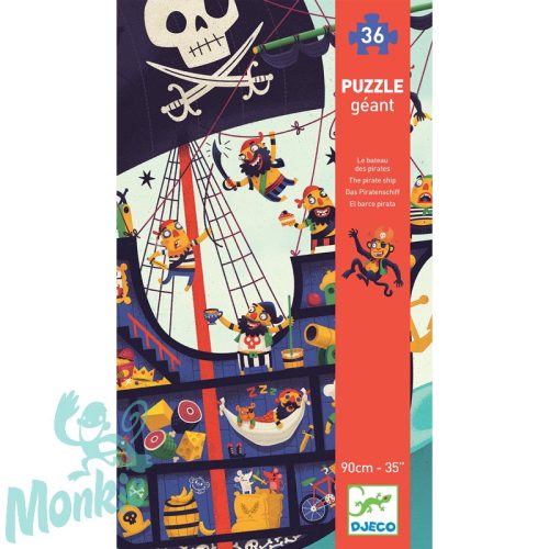 Óriás puzzle - Kalózhajó - The pirate ship