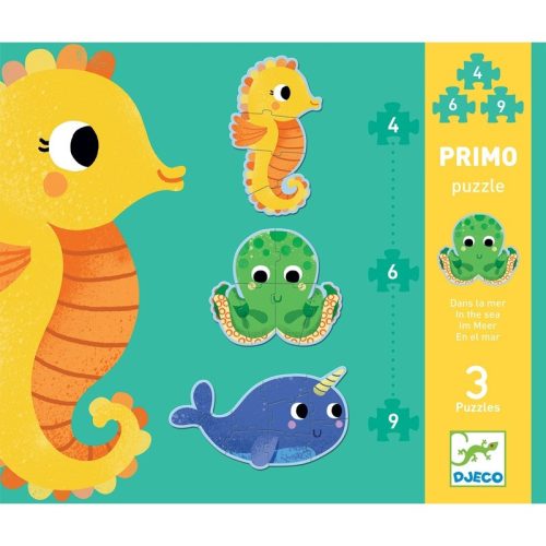 Primo puzzle - A tengerben, 4, 6, 9 db-os - In the sea