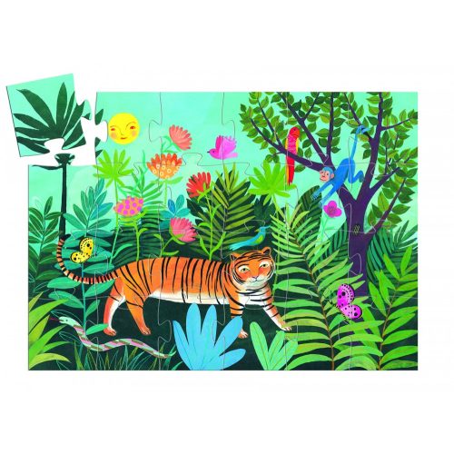 Formadobozos puzzle - A tigris sétája - The tiger's walk