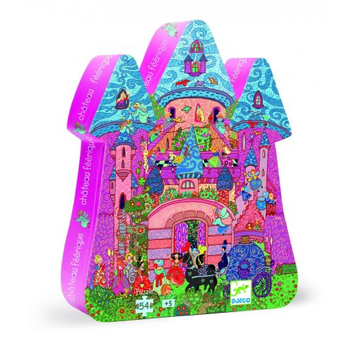 Formadobozos puzzle - Tündérek kastélya - The fairy castle