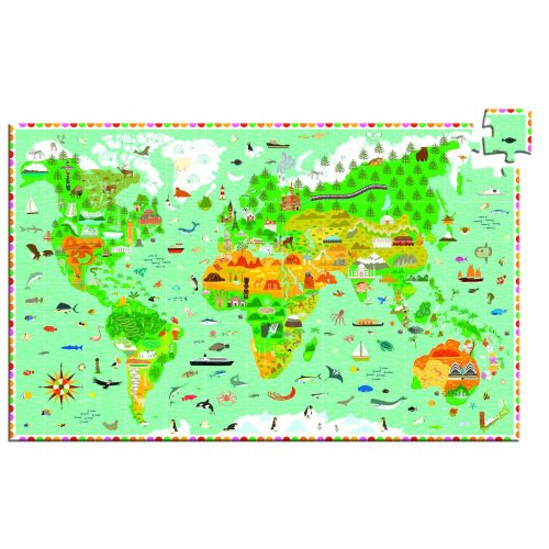 Megfigyeltető puzzle - Lenyűgöző világ - Around the world