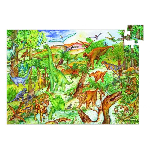 Megfigyeltető puzzle - Dinoszauruszok 100 db-os 