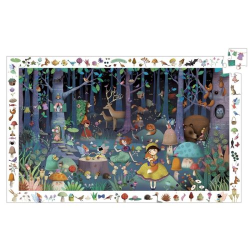 Megfigyeltető puzzle - Elvarázsolt erdő - Enchanted Forest