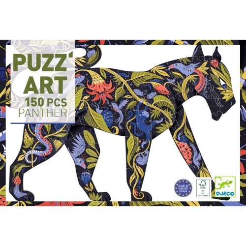 DJECO - JÁTÉKOK Művész puzzle - Fekete párduc - Panther