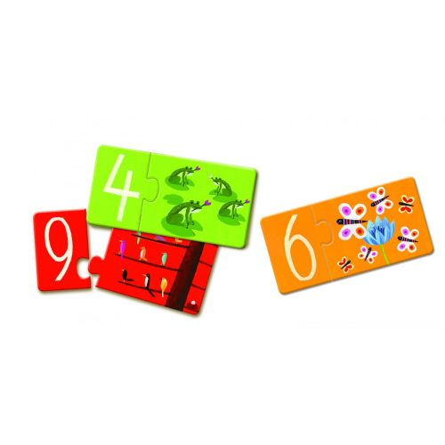 DJECO - PÁROSÍTÓ PUZZLE - SZÁMOK - NUMBERS