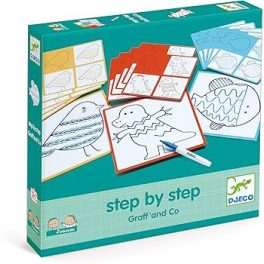 DJECO Vonalhúzó játék - Step by Graff and Co