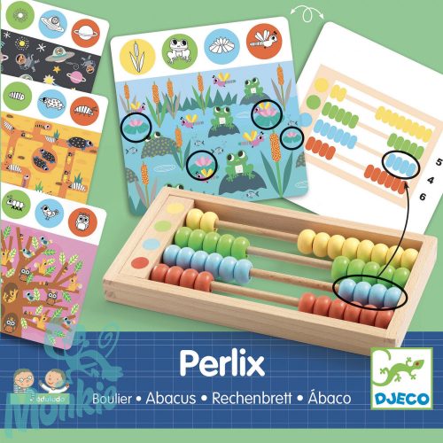 DJECO: EDULUDO Fejlesztő játék - Abakusz - Perlix - Abacus