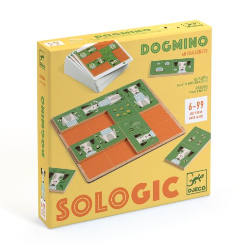 DJECO - JÁTÉKOK Dominó - Kutyagoló - Dogmino - FSC 100%