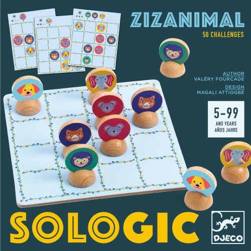 DJECO - JÁTÉKOK Logikai játék - Zizi állatok - Zizanimal