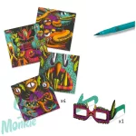 Festés és színezés filctollal - Viccesen Furi 3D - Funny Freaks 3D