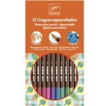 Akvarellceruza készlet - 12 szín, kettő az egyben - Watercolour crayons 