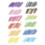 Akvarellceruza készlet - 12 szín, kettő az egyben - Watercolour crayons 