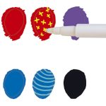 Filctoll készlet - Mágikus filctollak, 9 szín és 1 színváltó - 10 magic felt-tips