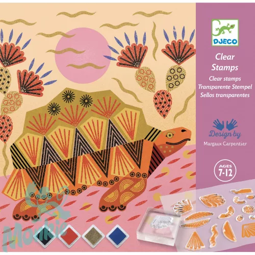 Kreatív nyomdakészlet - Minták és állatok - Patterns and animals