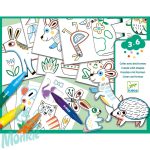 Kreatív készlet - Kiszínetett meséim állatokkal - A world to create, animals