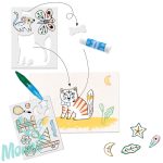 Kreatív készlet - Kiszínetett meséim állatokkal - A world to create, animals