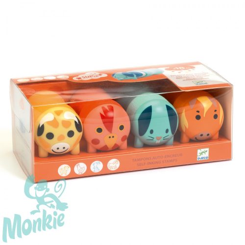 Nyomdakészlet - Kiskezes - Stamps for little ones - Farm animals