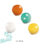 Gyurma - Pillegyurma, 4 csillámos szín - 4 pots of glittery play dough