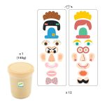 Gyurmaformázó készlet - Arcok - Myplastipeople